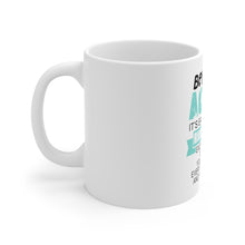 DistinctInk Glossy White Coffee / Tea Mug - Being An Actor is Easy - It's Like Riding A Bike