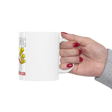 DistinctInk Glossy White Coffee / Tea Mug - Bowling Alley The Poor Man's Country Club