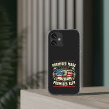 DistinctInk Hybrid (Acrylic/TPU) Clear Slim Fit Case for Apple iPhone | Trump: Promises Made, Promises Kept - Conservative
