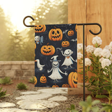 DistinctInk Garden & House Banner Flag with The Halloween Spell Design for Halloween