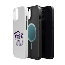 DistinctInk ToughCase for Apple iPhone, Compatible with MagSafe Charging - Fur Mama - Dog Paw