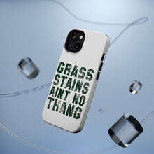 DistinctInk ToughCase for Apple iPhone, Compatible with MagSafe Charging - Grass Stains Ain't No Thang