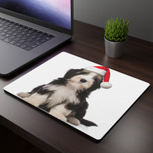 DistinctInk Mouse Pad - 1/4" Foam Rubber - Bearded Collie Puppy
