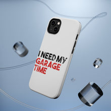 DistinctInk ToughCase for Apple iPhone, Compatible with MagSafe Charging - I Need My Garage Time