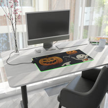 DistinctInk LED Gaming Mouse Pad with The Halloween Spell Design for Halloween