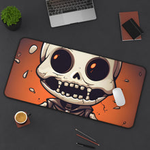 DistinctInk Desk Mat with Skelly's Halloween Bash Design for Halloween
