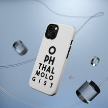 DistinctInk ToughCase for Apple iPhone, Compatible with MagSafe Charging - Ophthalmologist Eye Chart