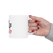 DistinctInk Glossy White Coffee / Tea Mug - Gas Clutch Shift Repeat