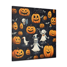 DistinctInk Canvas Wall Art with The Halloween Spell for Halloween