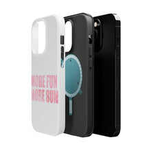 DistinctInk ToughCase for Apple iPhone, Compatible with MagSafe Charging - More Fun More Sun