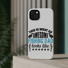 DistinctInk ToughCase for Apple iPhone, Compatible with MagSafe Charging - This is What Awesome Fishing Dad Looks Like