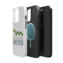 DistinctInk ToughCase for Apple iPhone, Compatible with MagSafe Charging - Definitely a Snake Person