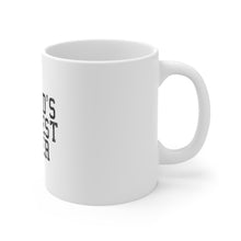 DistinctInk Glossy White Coffee / Tea Mug - World's Okayest Boxer