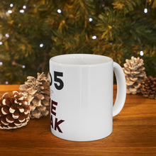 DistinctInk Glossy White Coffee / Tea Mug - 9 to 5 Is For the Weak