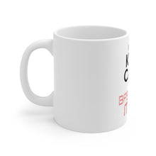 DistinctInk Glossy White Coffee / Tea Mug - Can't Keep Calm I'm a Baseball mom