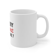 DistinctInk Glossy White Coffee / Tea Mug - Baseball Every Game is Game 7