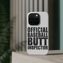 DistinctInk ToughCase for Apple iPhone, Compatible with MagSafe Charging - Official Baseball Butt Inspector
