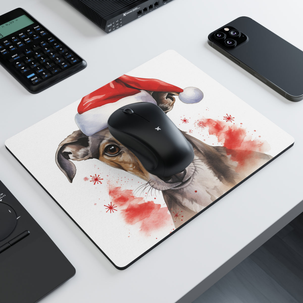 Mouse Pad - Greyhound Puppy Drawing, view 2