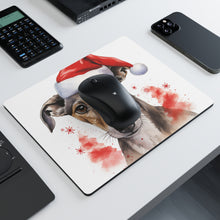 DistinctInk Mouse Pad - 1/4" Foam Rubber - Greyhound Puppy Drawing