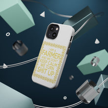 DistinctInk ToughCase for Apple iPhone, Compatible with MagSafe Charging - I'm a Farmer and We Don't Keep Calm