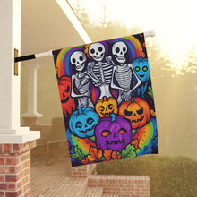 DistinctInk Garden & House Banner Flag with Exploring Inner Knowledge Design for Halloween  LGBTQ+ Pride