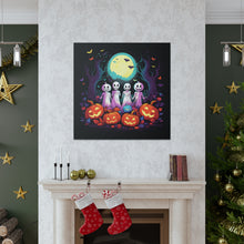 DistinctInk Canvas Wall Art with Exploring the Unknown for Halloween LGBTQ+ Pride