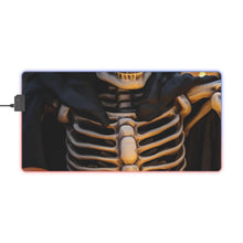 DistinctInk LED Gaming Mouse Pad with Skellington's Spooky Soiree Design for Halloween