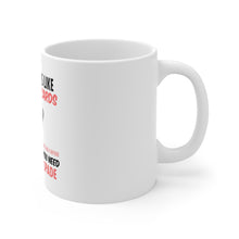 DistinctInk Glossy White Coffee / Tea Mug - Marriage is Like a Deck of Cards