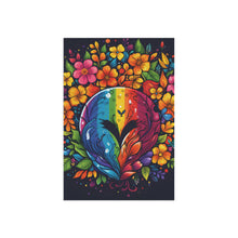 DistinctInk Garden & House Banner Flag with A World of Possibilities Design for LGBTQ+ Pride