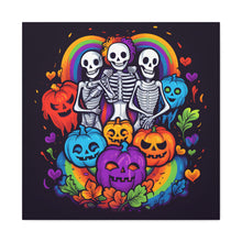 DistinctInk Canvas Wall Art with Exploring Inner Knowledge for Halloween LGBTQ+ Pride