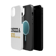 DistinctInk ToughCase for Apple iPhone, Compatible with MagSafe Charging - I Need a HUGlass of Beer