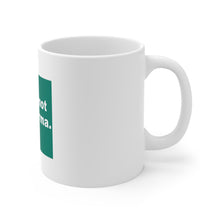 DistinctInk Glossy White Coffee / Tea Mug - Pay the Farmer, Not the Pharma.
