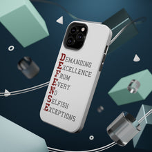 DistinctInk ToughCase for Apple iPhone, Compatible with MagSafe Charging - DEFENSE Demanding Excellence