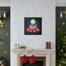 DistinctInk Canvas Wall Art with Exploring the Unknown for Halloween LGBTQ+ Pride