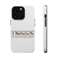 DistinctInk ToughCase for Apple iPhone, Compatible with MagSafe Charging - Chocolate The Most Essential Element