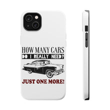 DistinctInk ToughCase for Apple iPhone, Compatible with MagSafe Charging - How Many Cars Do I Need? Just One More