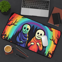 DistinctInk Desk Mat with Living Life to the Fullest Design for Halloween  LGBTQ+ Pride