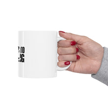 DistinctInk Glossy White Coffee / Tea Mug - Addicted to Skating