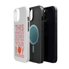 DistinctInk ToughCase for Apple iPhone, Compatible with MagSafe Charging - This Princes Scores More Than Your Boyfriend
