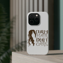 DistinctInk ToughCase for Apple iPhone, Compatible with MagSafe Charging - Curly Hair Don't Care