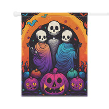 DistinctInk Garden & House Banner Flag with The Paths We Choose Design for Halloween  LGBTQ+ Pride