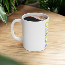 DistinctInk Glossy White Coffee / Tea Mug - Chef Amazing Culinary Master