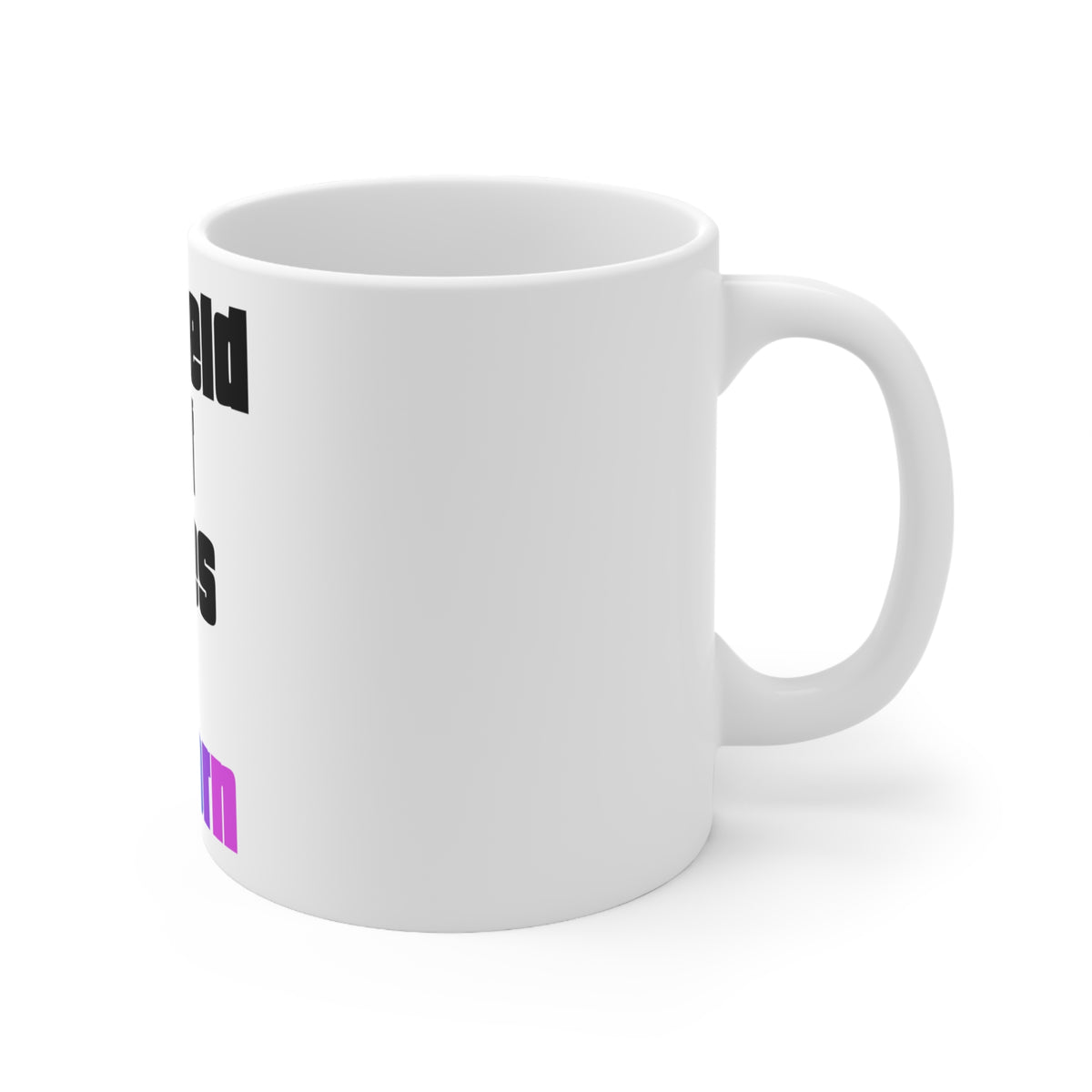 Glossy White Coffee / Tea Mug - In a Field Full of Horses Be a Unicorn, view 3