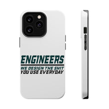DistinctInk ToughCase for Apple iPhone, Compatible with MagSafe Charging - Engineers Design What You Use Everyday