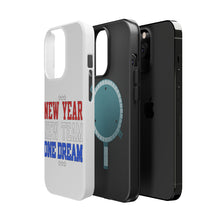 DistinctInk ToughCase for Apple iPhone, Compatible with MagSafe Charging - New Year New Team One Dream