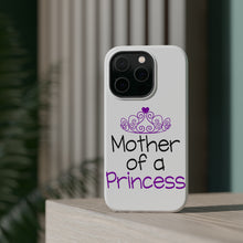DistinctInk ToughCase for Apple iPhone, Compatible with MagSafe Charging - Mother of a Princess
