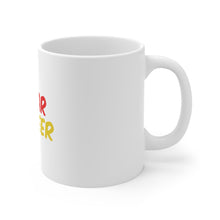 DistinctInk Glossy White Coffee / Tea Mug - I Fear No Beer