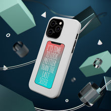 DistinctInk ToughCase for Apple iPhone, Compatible with MagSafe Charging - Time To Look Prettier Than the Last Selfie