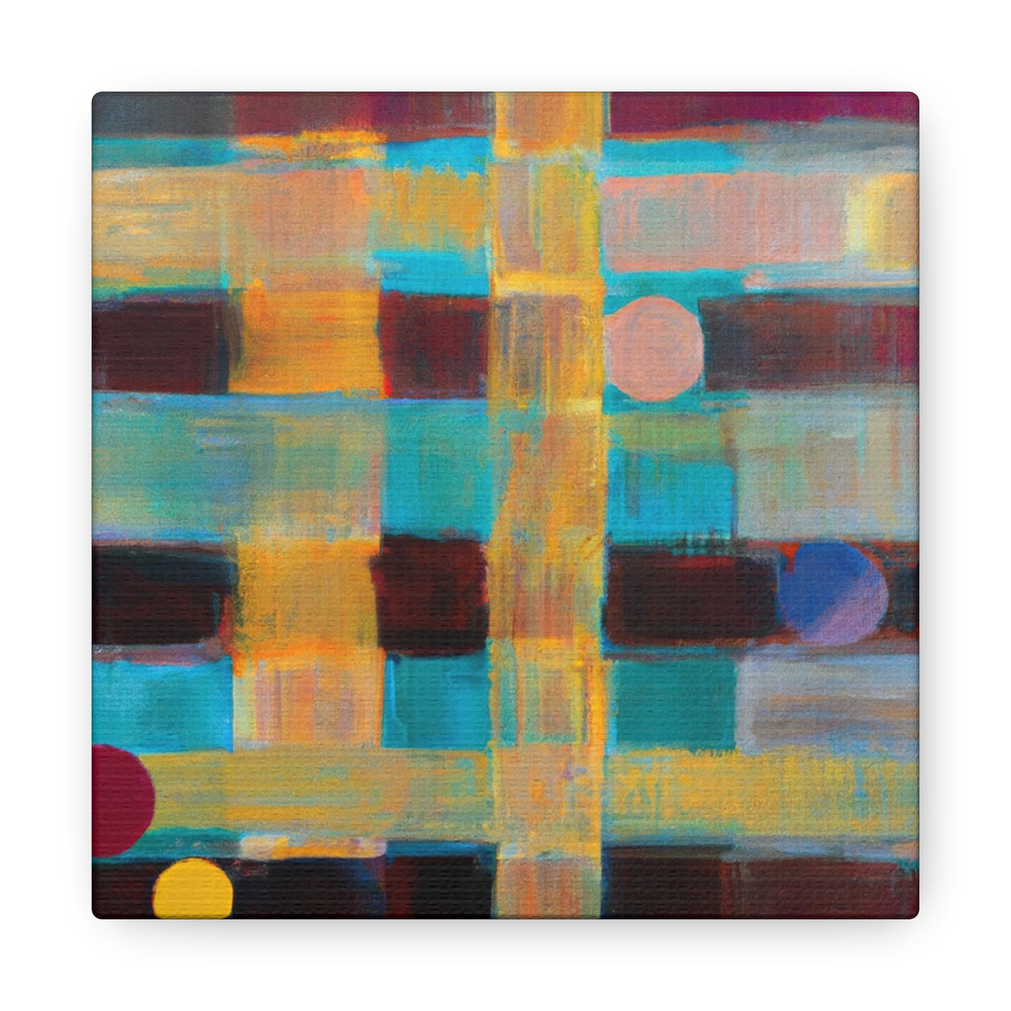 Nina Wavely - Mid-Century Modern Canvas Wall Art Decor