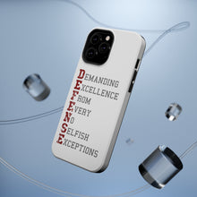 DistinctInk ToughCase for Apple iPhone, Compatible with MagSafe Charging - DEFENSE Demanding Excellence